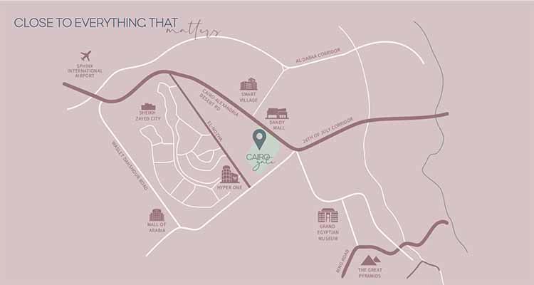 Location Cairo Gate October Emaar Misr