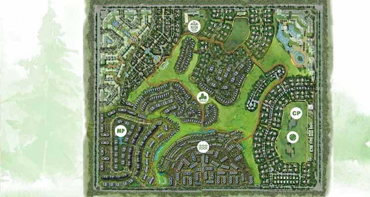 Master plan Mountain Park iCity October by dmg mountain view - المخطط العام لمشروع ماونتن بارك أكتوبر من ماونتن فيو اي سيتي