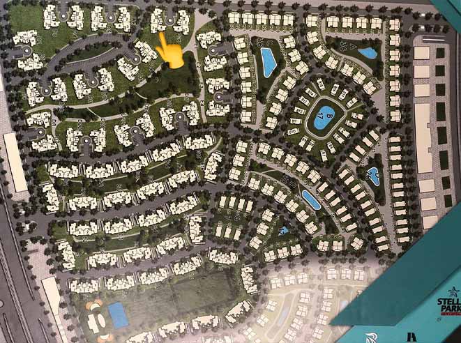 Master plan of Stella Park New Capital Compound - المخطط العام لمشروع كمبوند ستيلا بارك العاصمة الإدارية الجديدة
