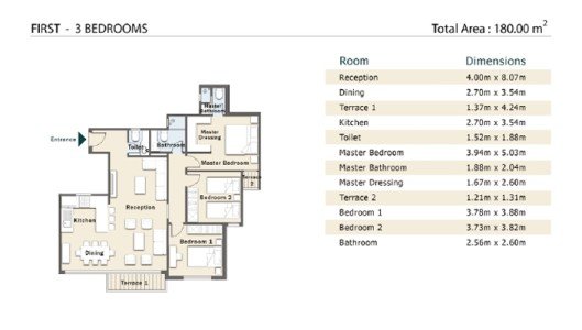 Special Apartment For Sale 180 M At Aster Residence New Cairo