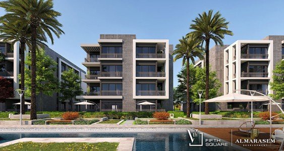 فيفث سكوير القاهرة الجديدة شقة علوي رائعة 258 متر للبيع | المراسم