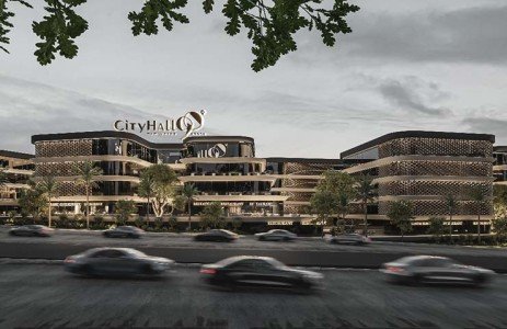 Commercial Spaces 70m City Hall in New Cairo SERAC Developments