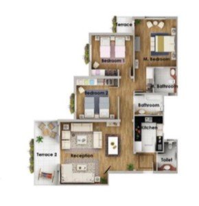 175m² Apartment for Resale: 3 Bedrooms, Mountain View ICity
